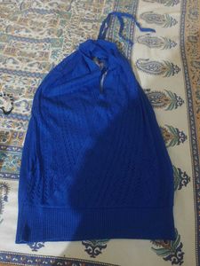 Royal Blue Knit Top