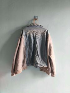 Unisex Denim &amp; Fleece Hybrid Jacket