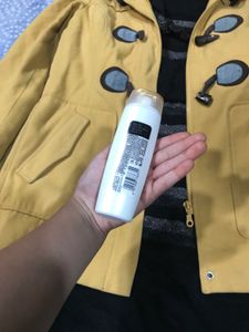 Stylish Yellow Hooded Coat dress facewash free