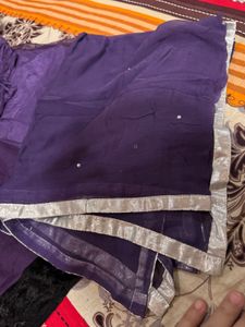Embellished Purple  3 piece