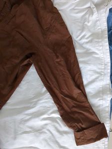 ether Classic Brown Men's Button-Up Shirt size 40