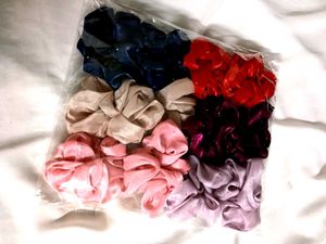 New Organza Scrunchie (Set Of 12)