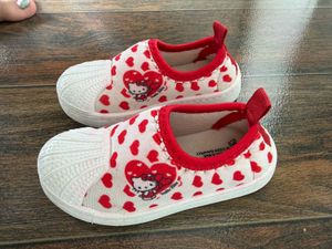Cute Hello Kitty Slip-On Shoes