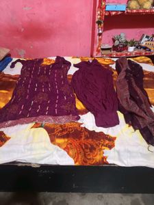 Silky Ethnic Kurta salwar in soft cotton