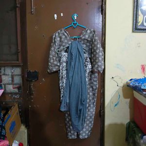Elegant Printed Kurta Set with Dupatta