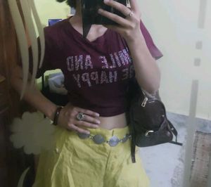 Stylish Yellow Palazzo Pants