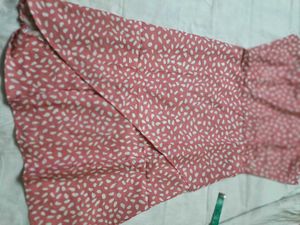 Pink Halter Neck Casual Dress