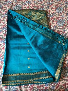 Pure silk Assam Paat Saree with attached borders