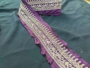 Embroidered Border lace