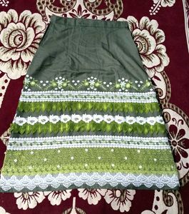 dark greenheavy  ethnik lehenga
