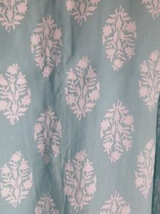 SKY BLUE Office And Regular Wear Kurta