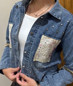 Embellished Denim Jacket for Navratri size Medium