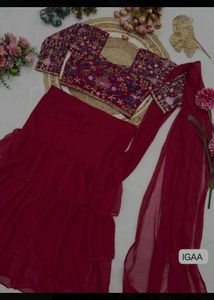 Beautiful Embroidered Lehenga Choli Set