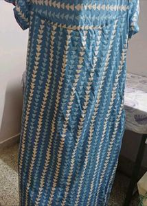 Blue Printed Nighty