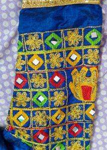 Ethnic Blue &amp; Multicolor Blouse