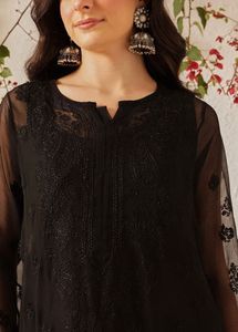 ADABrand Combo Of Chiknkari Kurtas And Plazo