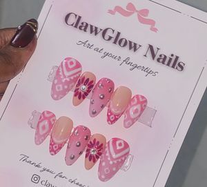 Navratri Garba Press-On Nails