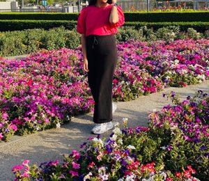 Pink Puff Sleeve Top