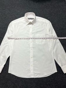 Classic White Button-Down Shirt