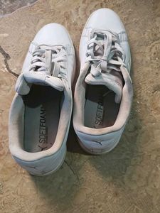 Puma White Sneakers - Stylish Casual Shoes