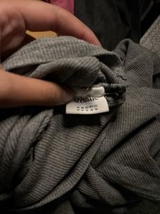 Grey Cropped T-Shirt