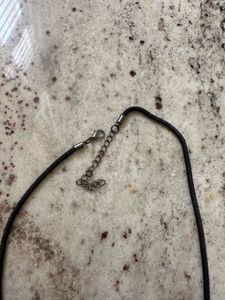 Black Tassel Pendant Necklace