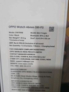 Oppo 46mm Android Smartwatch In New Like Condition