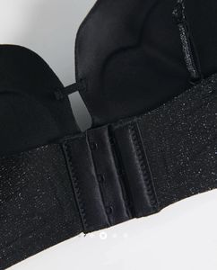 Sparkling Black Strappy Bra