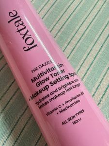 Foxtale Toner and setting spray