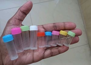 Colorful Topped Small Storage Tubes