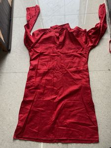 Red Kurta - Ethnic Style