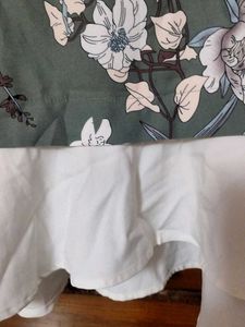 Floral Print Layered Top