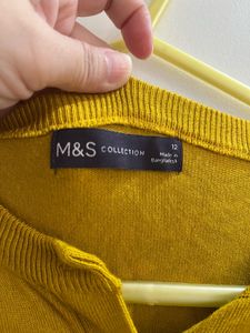 Mustard Yellow Cardigan