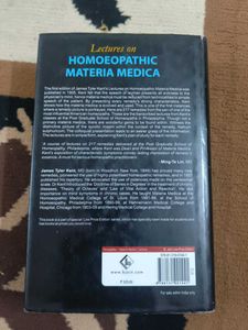 Lectures on Homoeopathic Materia Medica