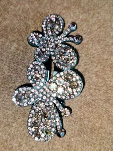 Sparkling Leaf &amp; Butterfly Hair Clips