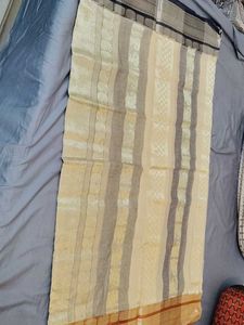 Elegant Heavy Zari Bordered Silk Saree❤️
