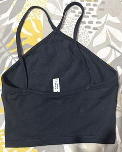 H&amp;M crop top and H&amp;M skirt with slits