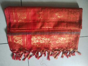 red dupatta/ shawl