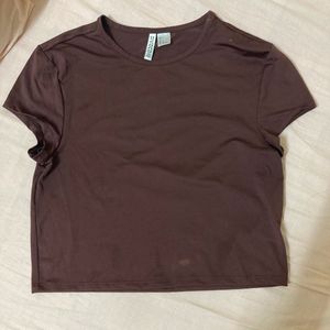 H&M BURGANDY TOP