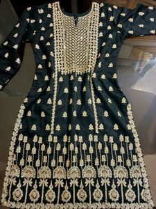 Soch Fancy Embroidered Black Sharara Set