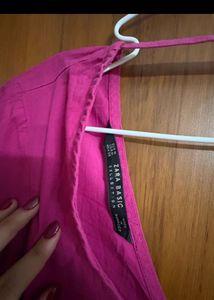 Zara Fuchsia Bow Front Top