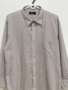 Classic Striped Button-Down Shirt