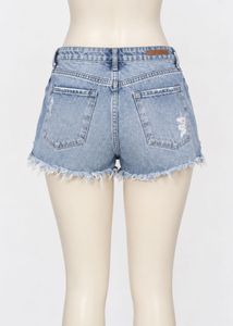Distressed Denim Shorts