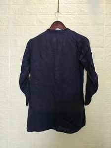 Elegant Navy Blue Kurta