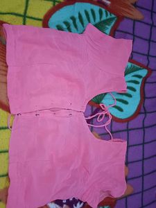 Pink Saree Blouse