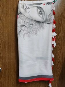 Hand-Painted Saree (DURGA MAATHA)