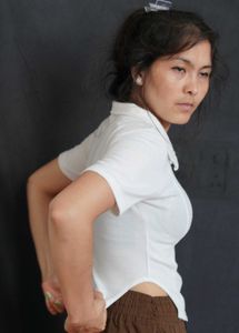 White Zip-Up Collared Crop Top