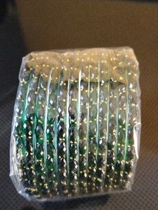 Sparkling Raindrops Bangles Set