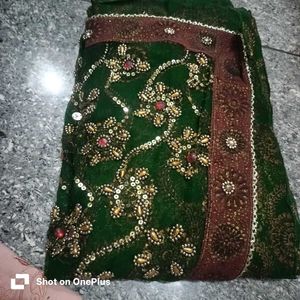 trendy women saree with blouse   and wit