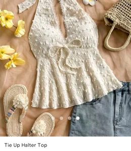 Savana Tie Up Halter Top
